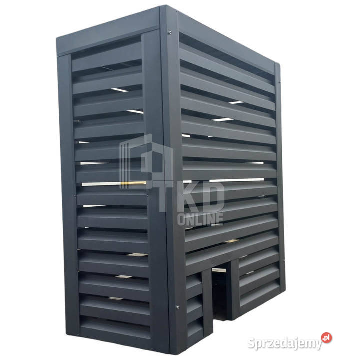 Osłona pompy ciepła 110x50x150 antracyt TKD195