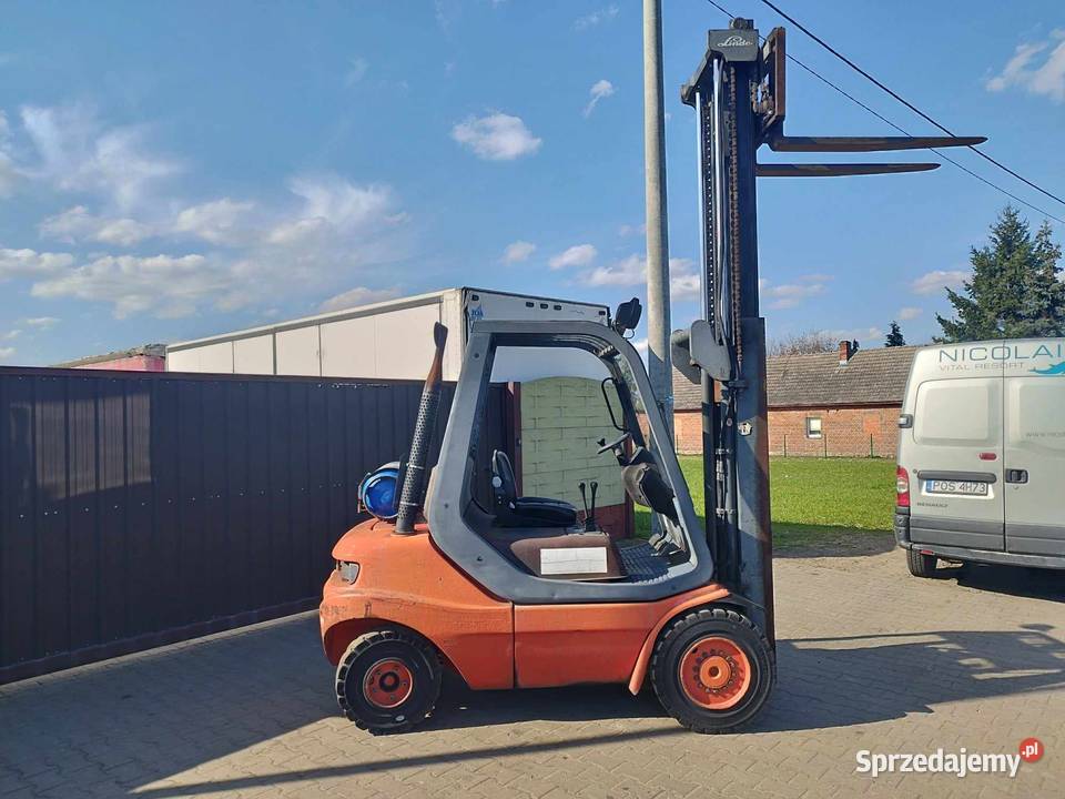 Wózek widłowy Linde h30 Gaz silnik perkins 7788 Strzyżew