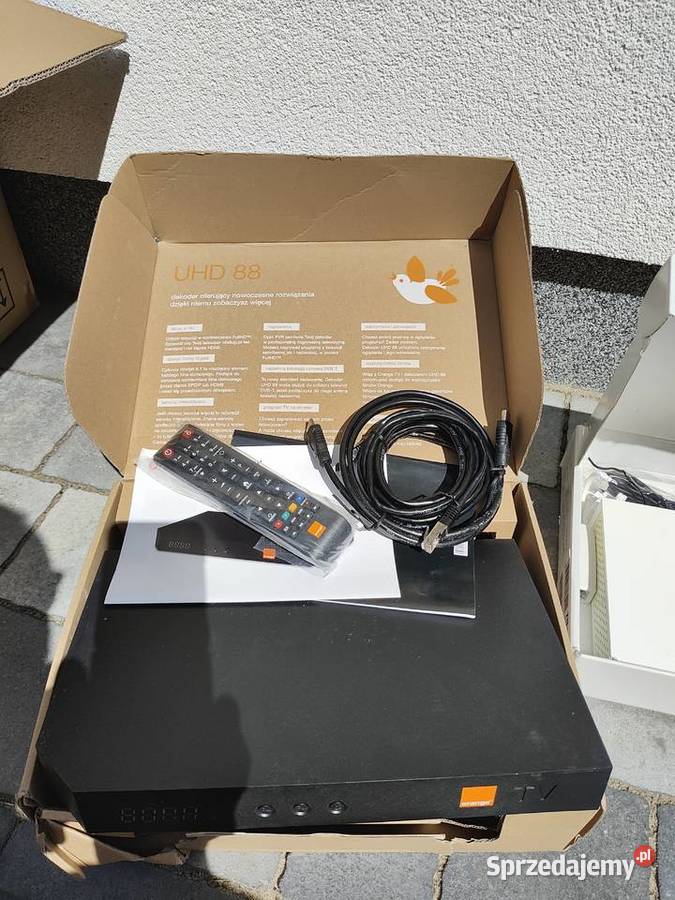 Zestaw antena modem i dekoder do odbioru TV