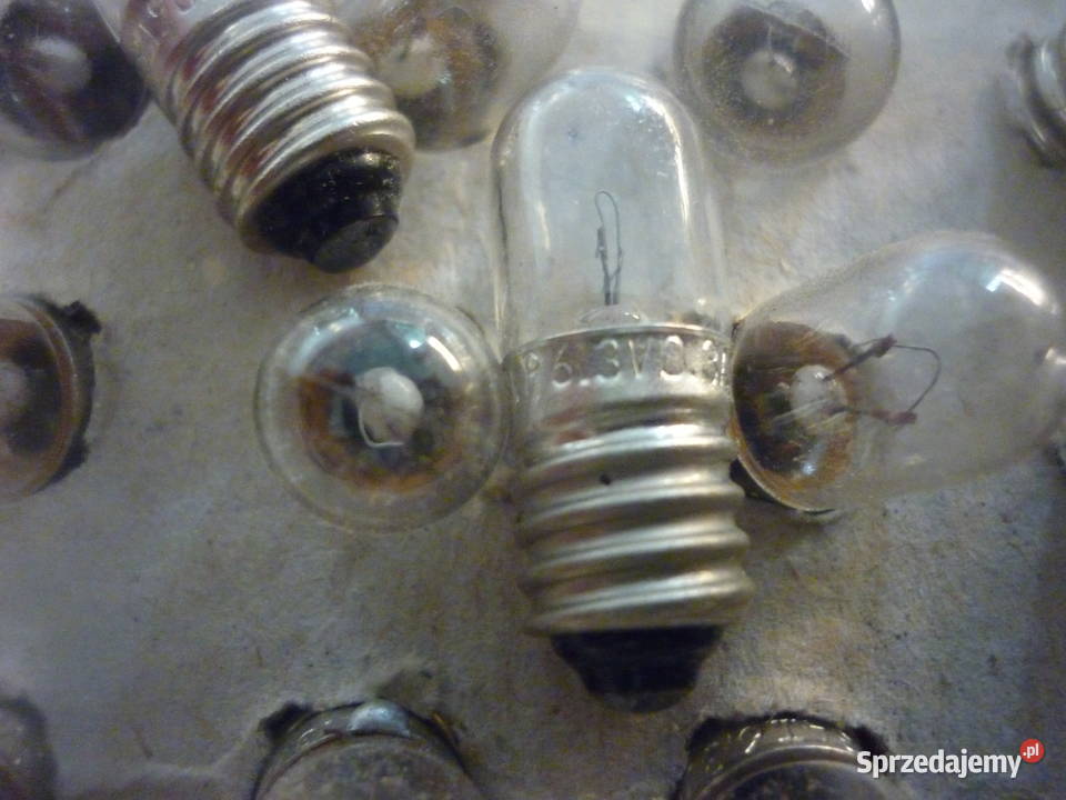 Żarówka 63 V 03 A z trzonkiem E9