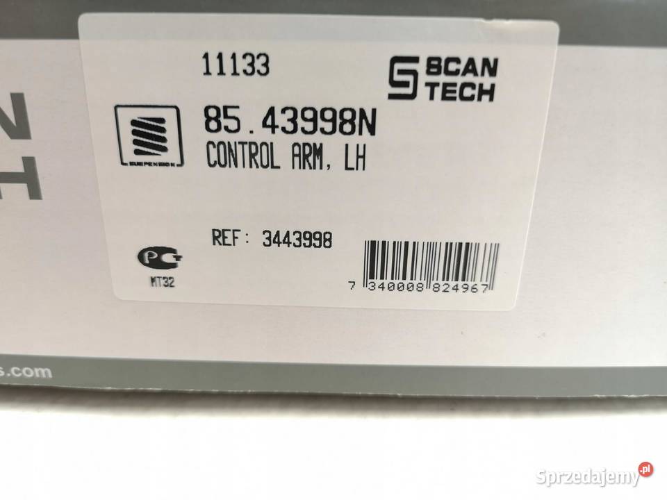 WAHACZ DOLNY LEWY PRZÓD VOLVO 440 460 480 16 17