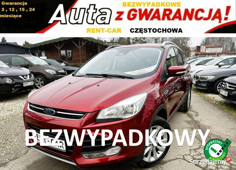 Ford Kuga 20TDCi150OPŁACONY4x4Automat Navigacja światła do jazdy dziennej śląskie Częstochowa
