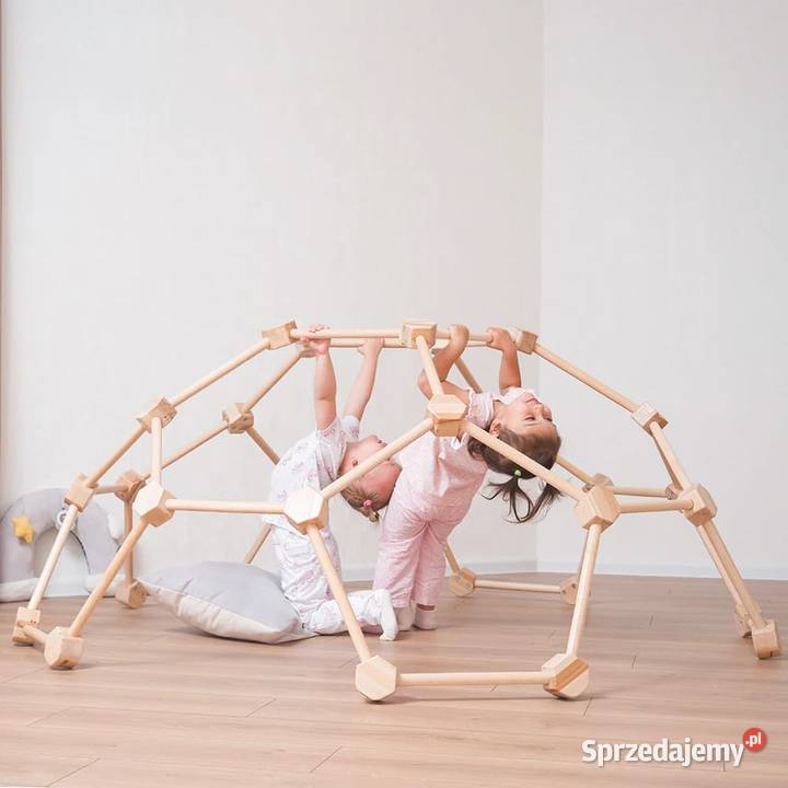 Plac zabaw Domowa kopuła wspinaczkowa XL drewno Kraków