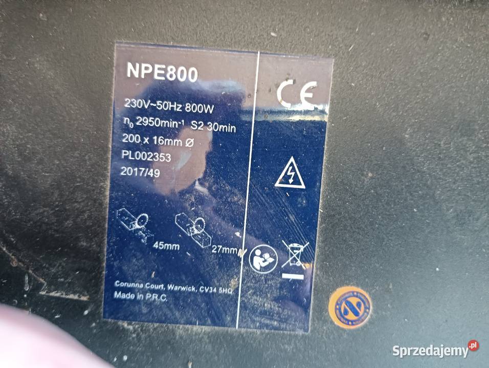 Piła stołowa 800W 230V widia pilarka piłka Wałbrzych