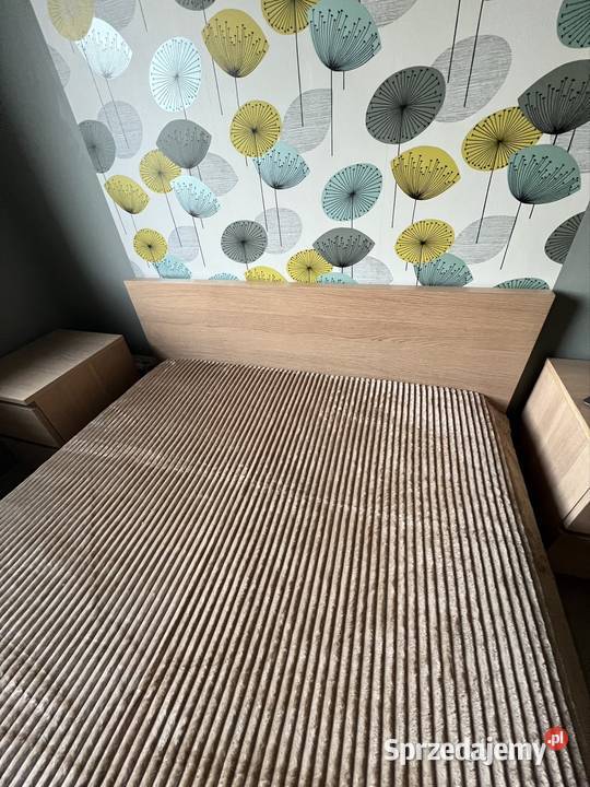 Pled Narzuta w paski beżowy 160x200 Warszawa