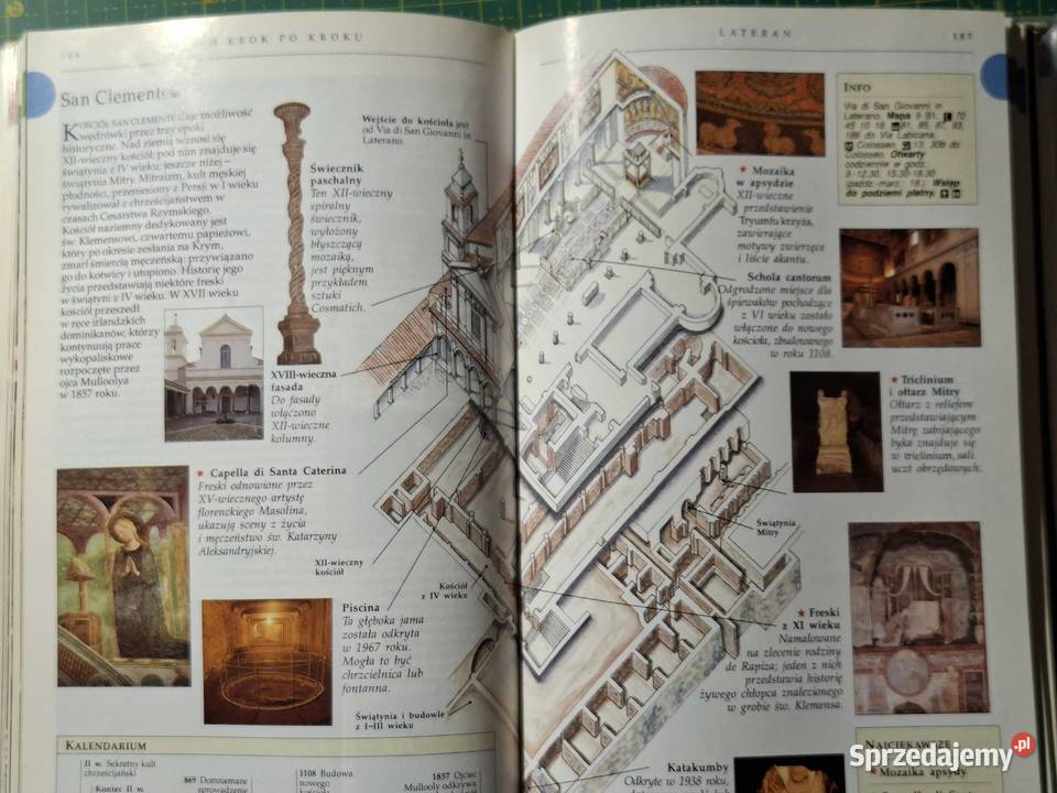 Rzym przewodnik Wiedzy i życia Mapy i przewodniki sprzedam