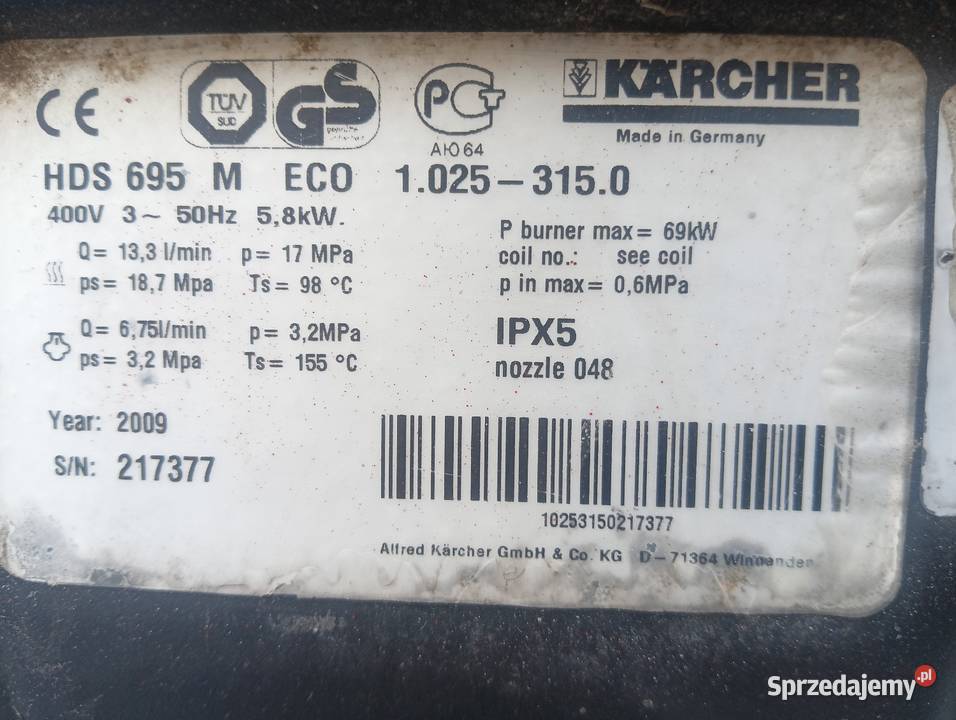 Myjka Goracowodna Karcher HDS 695 M Eco Super Radom