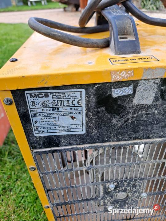 Falerka nagrzewnica sial 230v pakiet Namysłów sprzedam