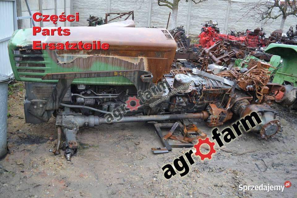 Fendt 511 części skrzynia biegów zwolnica silnik Pozostałe Byków sprzedam