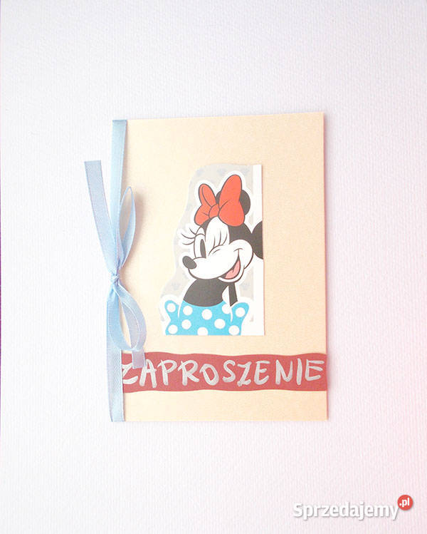 zaproszenia dzieci minnie zaproszenia C6 bajkowe opolskie Opole