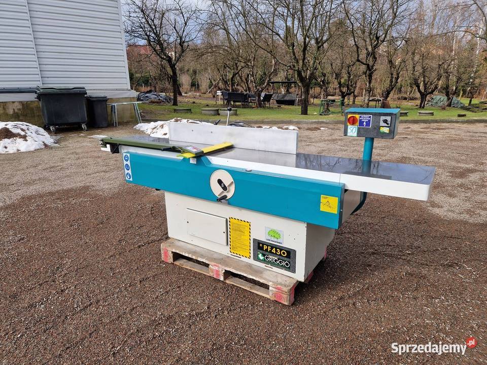 Wyrówniarka GRIGGIO 430mm heblarka strugarka Produkcja Kalwaria Zebrzydowska