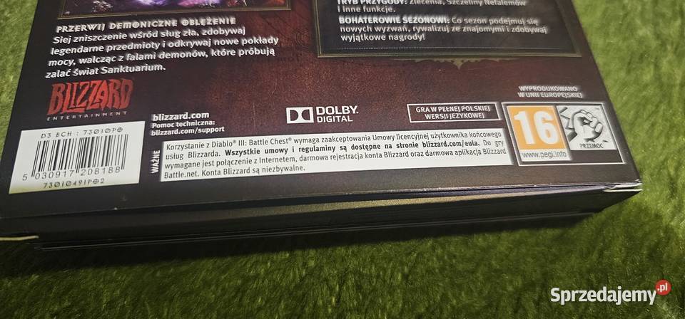 DIABLO III BATTLE CHEST z Dodatkiem okazja Pozostałe Szprotawa