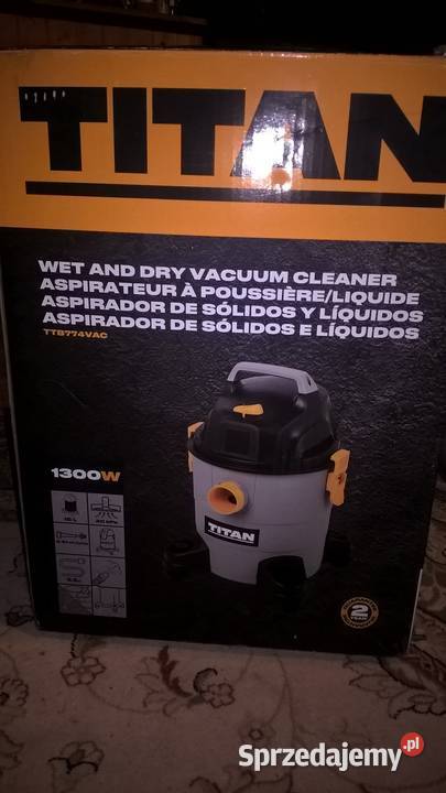 Odkurzacz 1300 W Titan Elektryczne Dom i Ogród Mińsk Mazowiecki