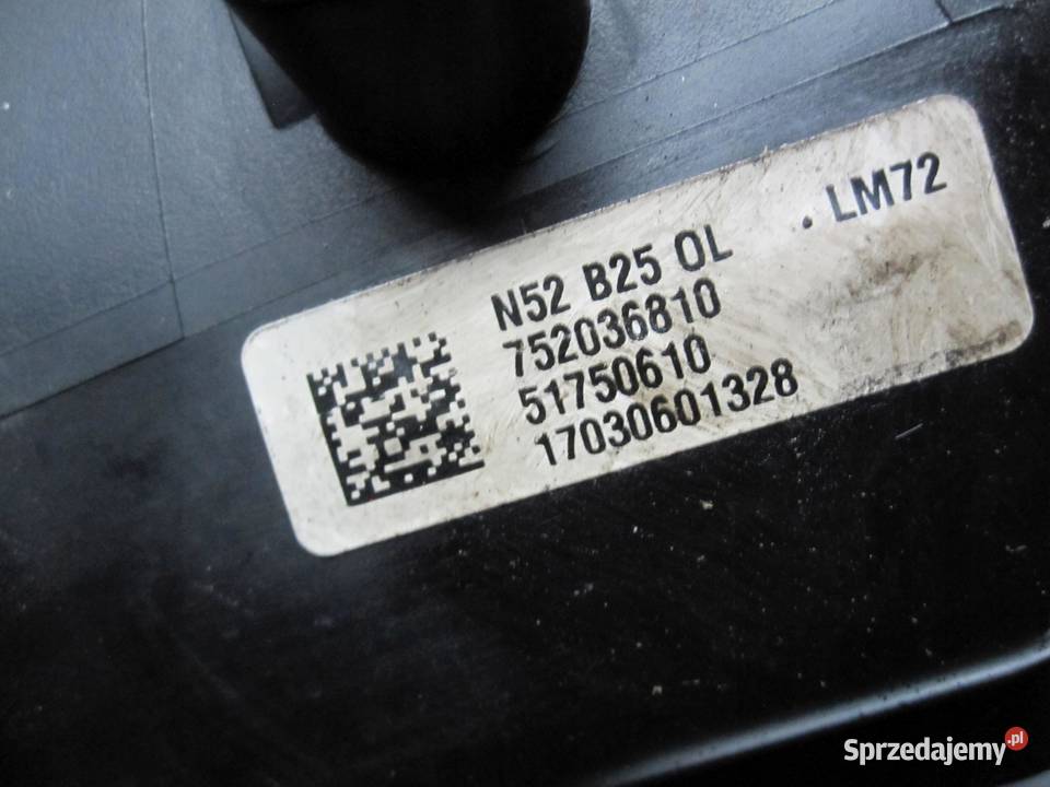 BMW E60 25 B N52B25 51750610 752036810 KOLEKTOR
