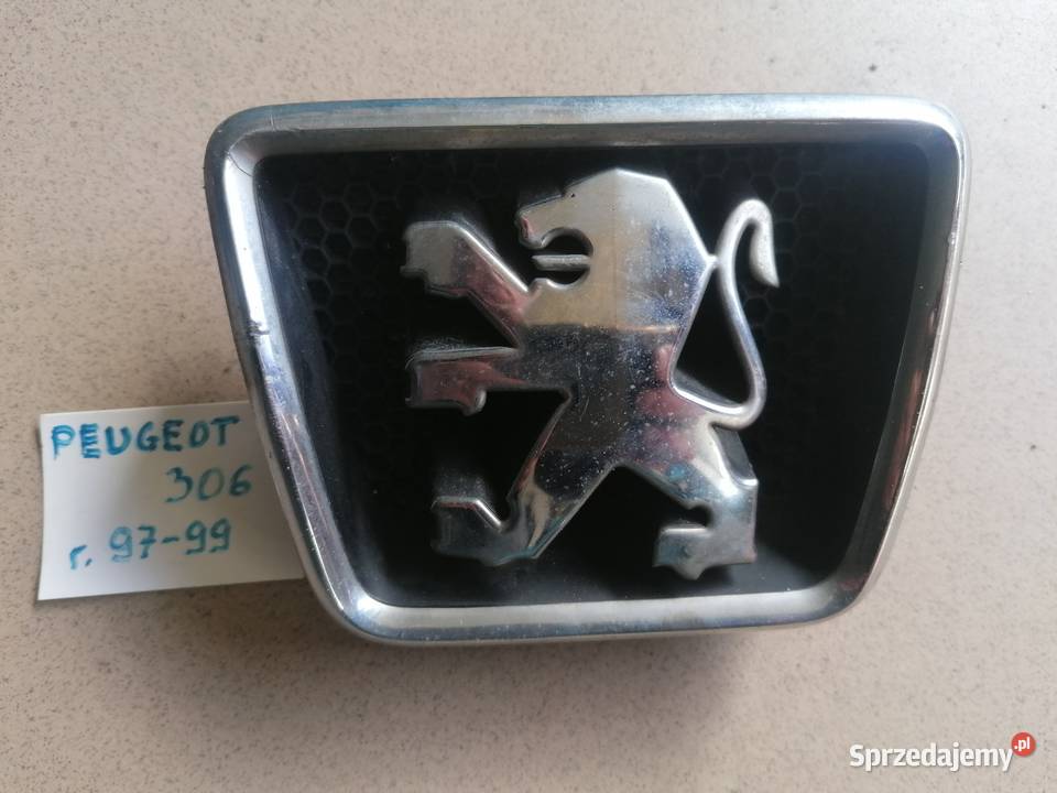 logo przód emblemat 9620297977 Peugeot 306 r9799 osobowe Piotrków Trybunalski
