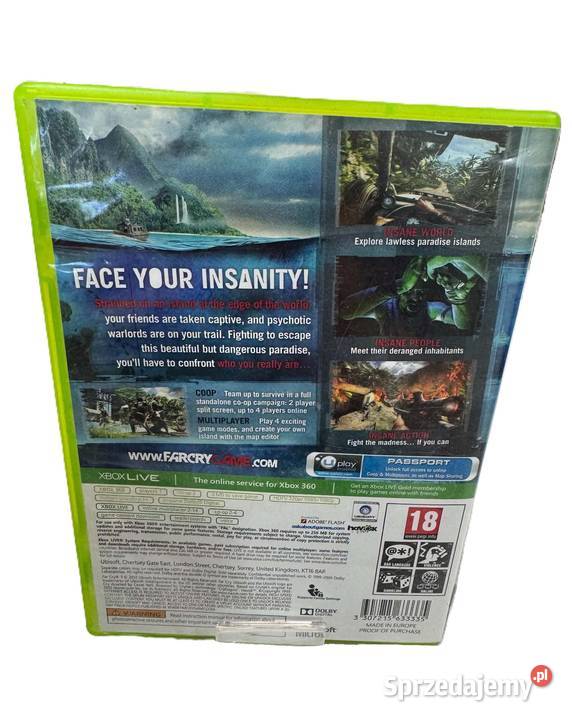 Gra Far Cry 3 Xbox 360 Elbląg sprzedam