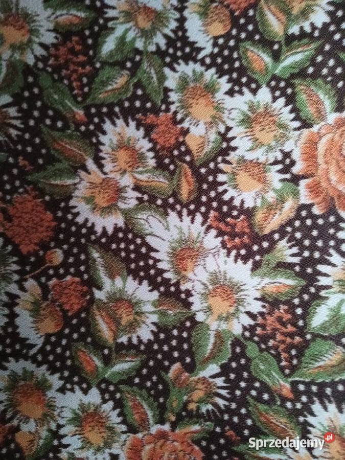 Kupon materiału 3m Torlen vintage PRL retro Tychy