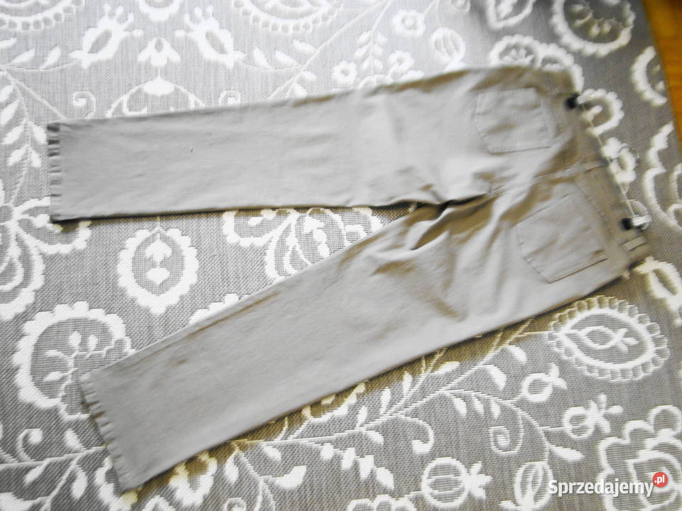 Nowe spodnie z metkami BonPrix beżowe 40