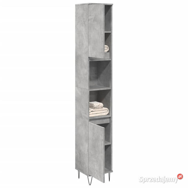 Szafka łazienkowa szarość betonu 30x30x190 Pozostałe Warszawa