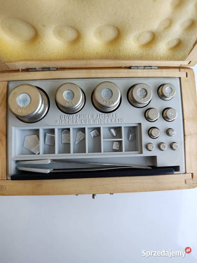 Odważniki ODM500 zestaw wzorców masy