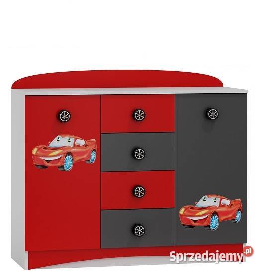 SUPER CAR N12 grafika AUTOB komoda dziecięca