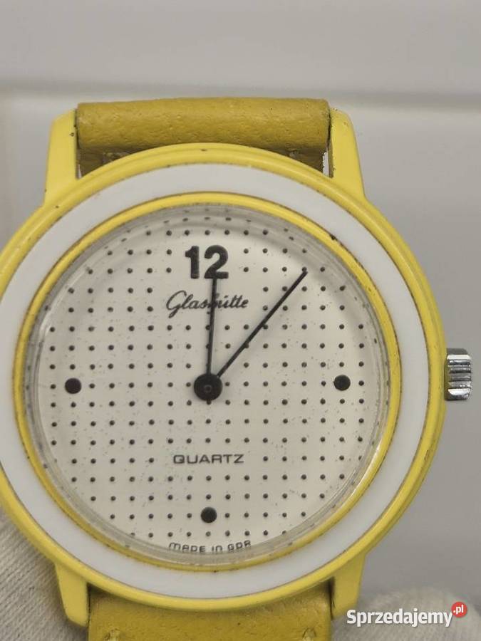 Piękny zegarek Glashutte Quartz Made in GDR Zegarki i Biżuteria Chorzów sprzedam