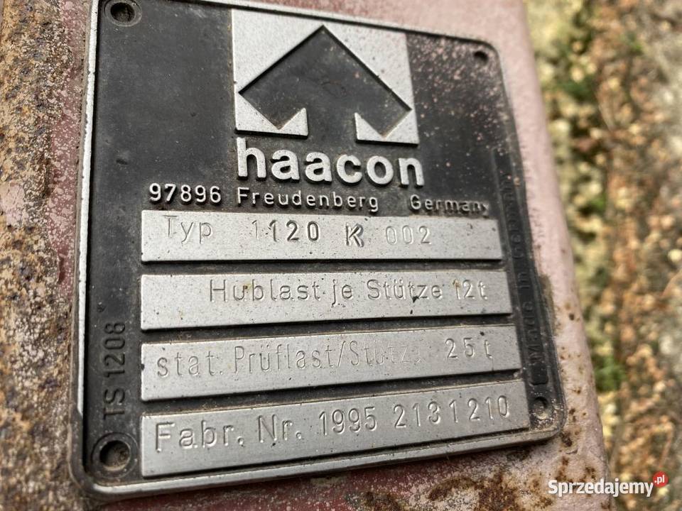 Podpory naczepy stopy Hacoon nie Jost ciężarowe