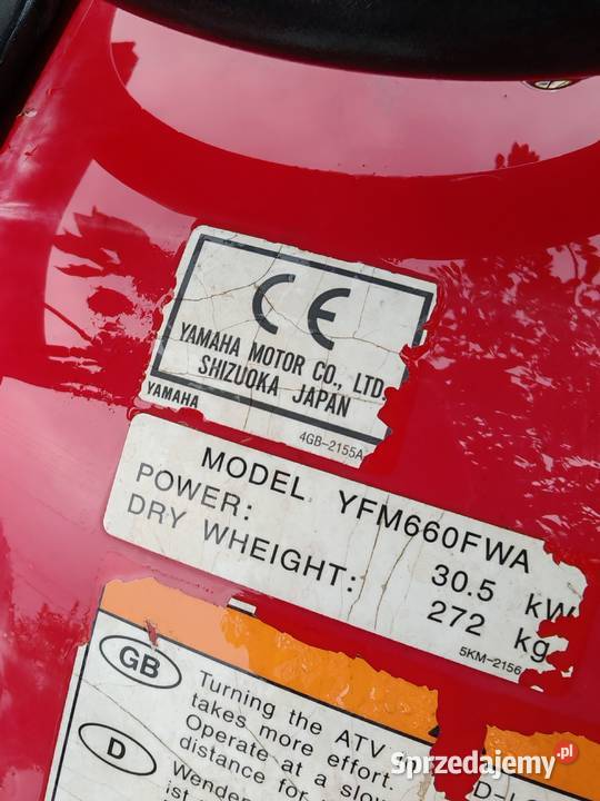 Yamaha Grizzly 660 4x4 Sprzedam Miedziana Góra sprzedam