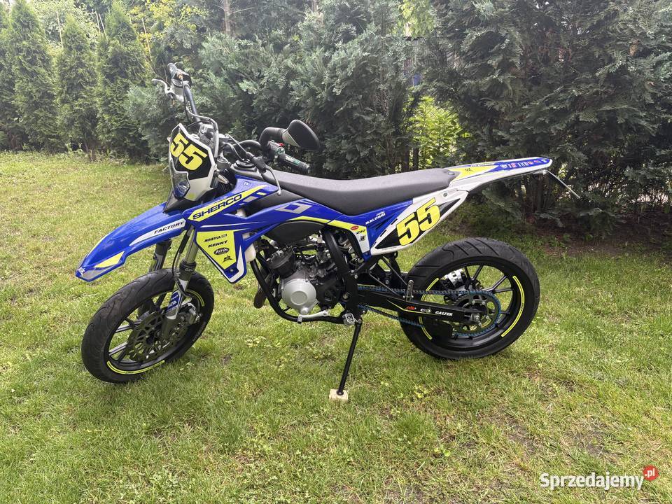 Sherco sm50 w stanie 12170km Pabianice sprzedam