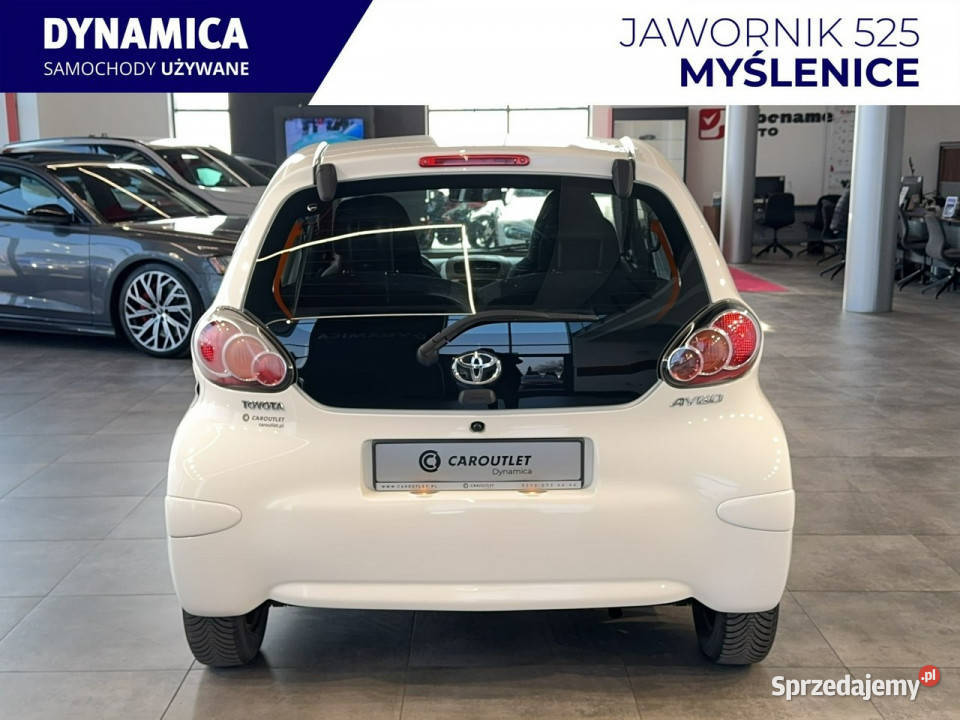 Toyota Aygo 10 68 M5 2011 r klimatyzacja immobilizer Myślenice