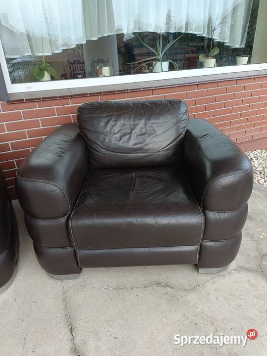 Sprzedam wypoczynek ze skóry Konin