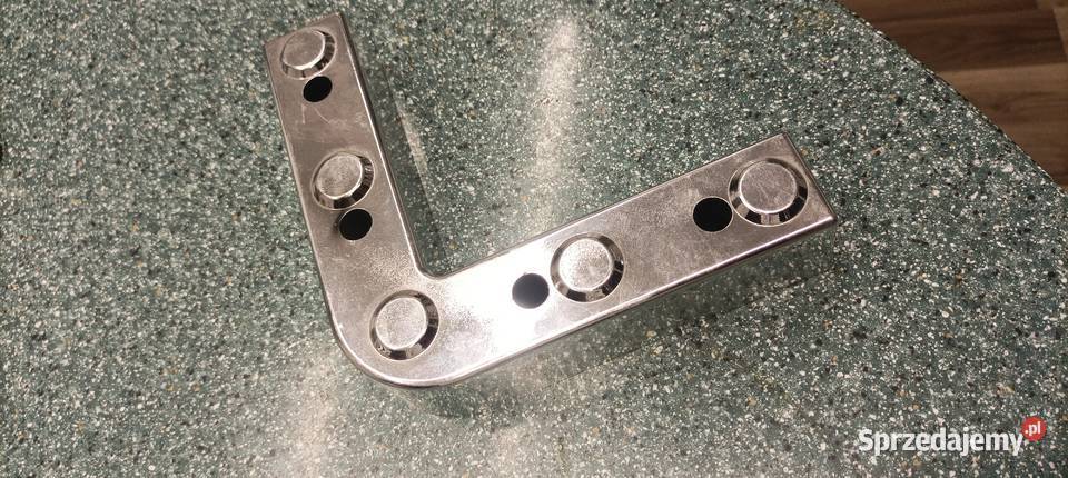 Noga PCV chrom kątowa 170x170xh45 szerokość Nawojowa