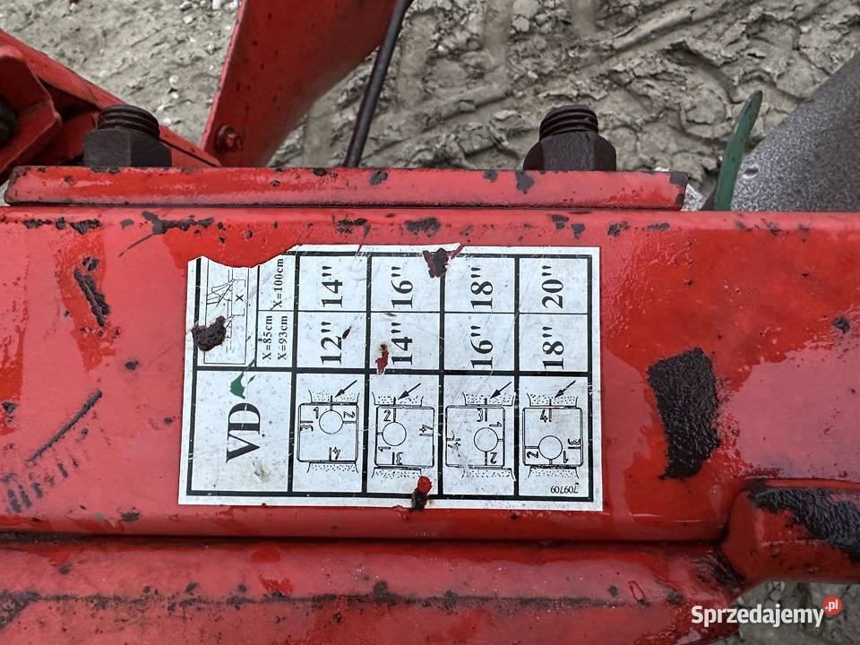 Pług Kverneland VD 85 3 skibowy obrotowy