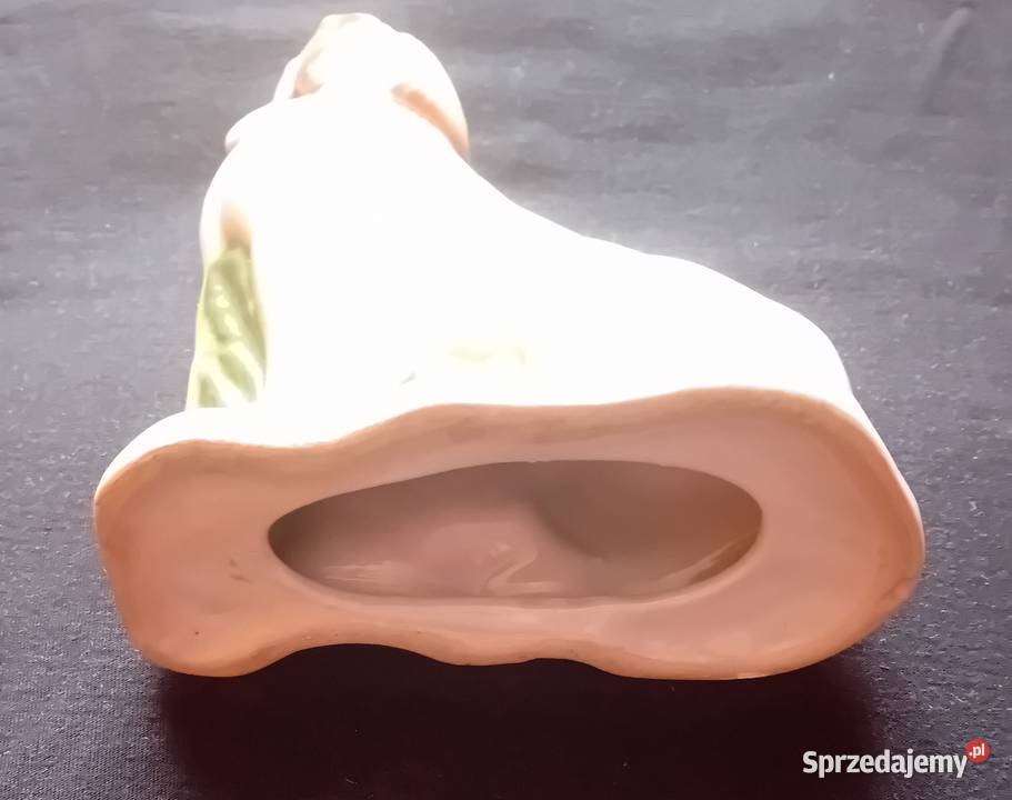 Porcelanowa figurka pies seter Około połowy XX w Koźminek sprzedam