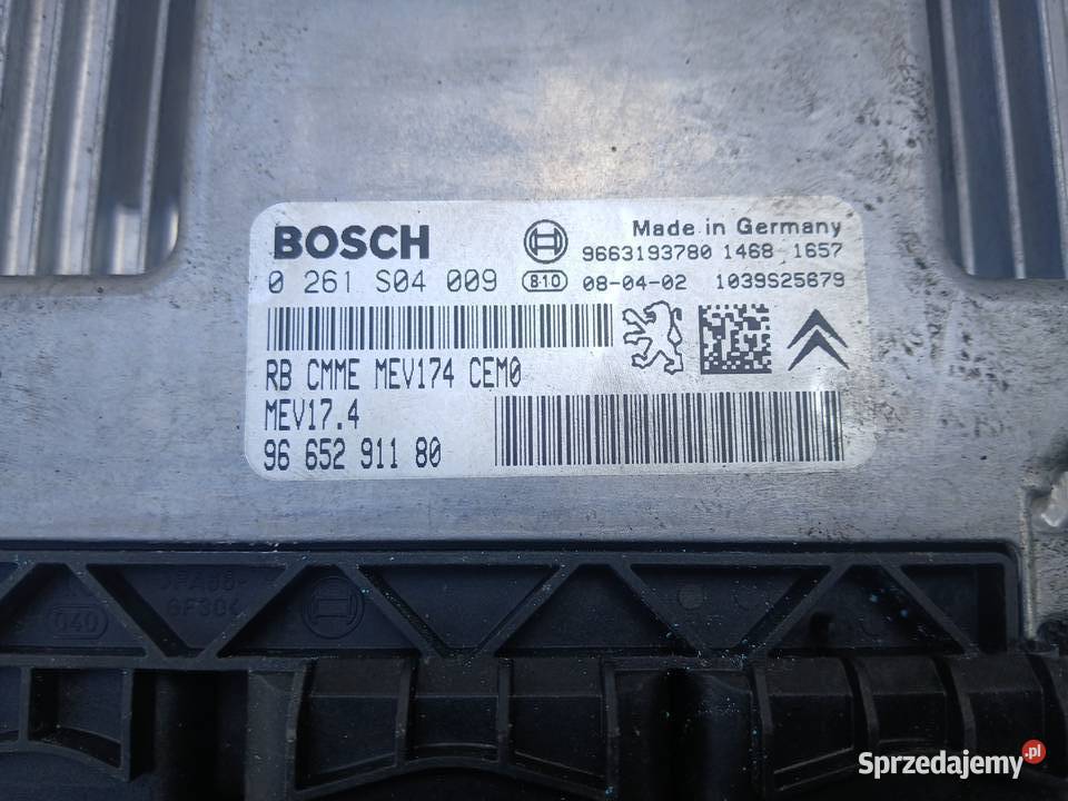 Komputer sterownik silnika 0261S04009 Citroen Radłów