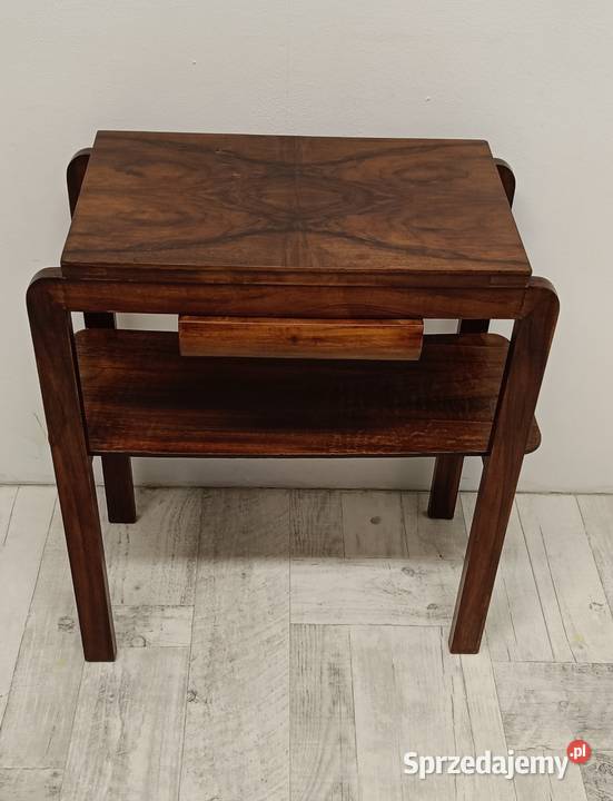 konsola art deco przyścienna orzech stolik Radomsko