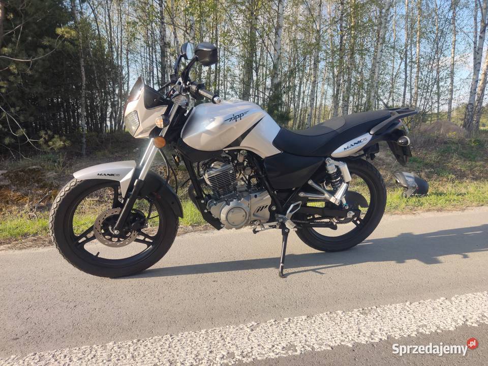 Motocykl ZIPP MANIC RS 125 oryginalny przebieg łańcuch Chełm