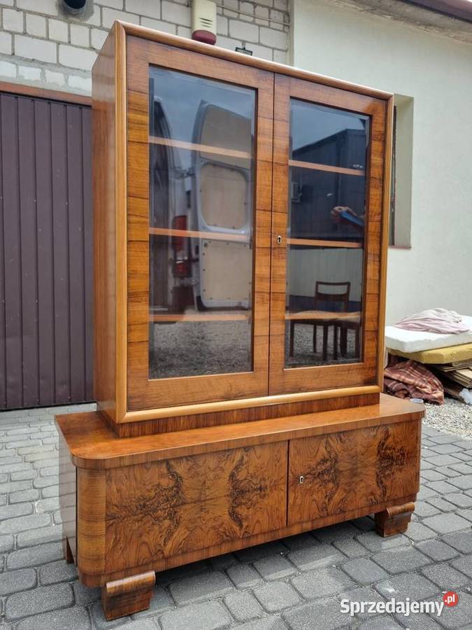 Witryna Art Deco antyk vintage Sękocin Nowy