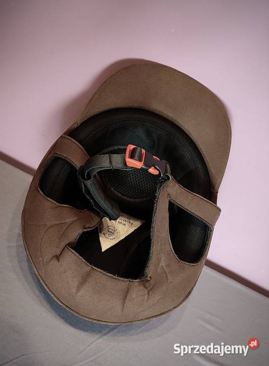 Kask jeździecki Halo Rider rozmiar 54 brązowy Jasień