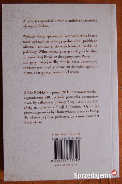 Zina Rohan Córka oficera Parczew