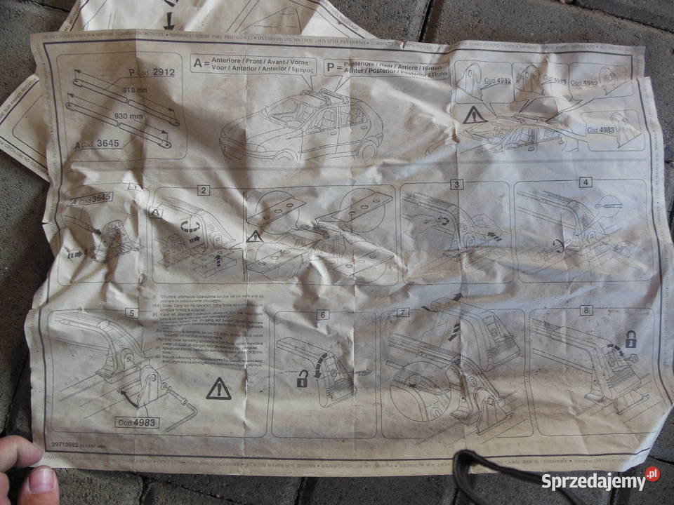 5910310 BGAŻNIK DACHOWY FIAT SIENA Kozy