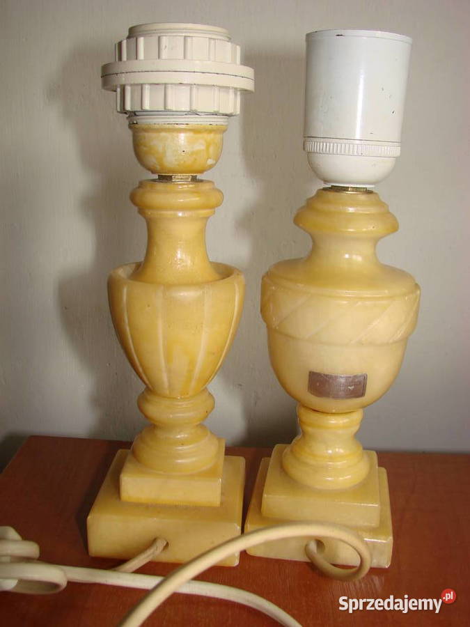 włoska alabastrowa lampa nocna sprzedam