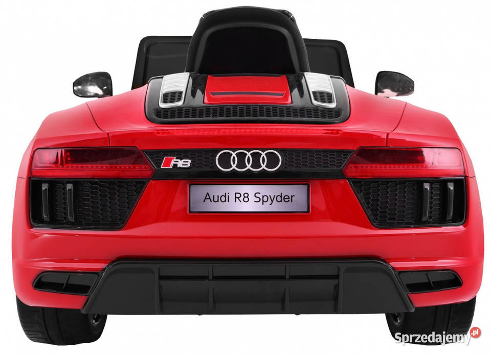 Audi R8 Spyder czerwone auto na akumulator EVA