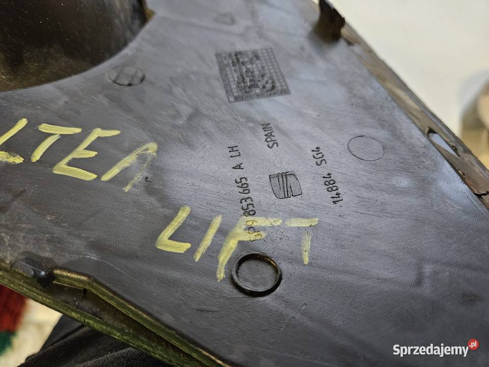 SEAT ALTEA XL KRATKA LEWA ZDERZAKA PRZÓD Międzychód