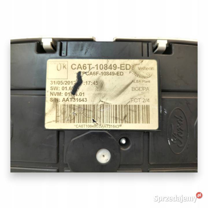 LICZNIK ZEGARY CA6T10849ED Ford Fiesta MK7 125 Chełm sprzedam