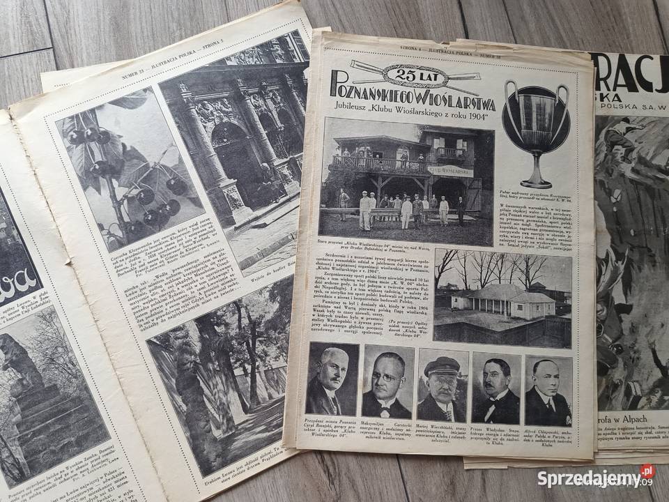 Ilustracja Polska archiwalny przedwojenny Antykwariat Wronki sprzedam