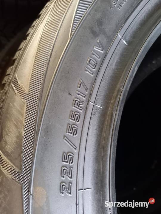 2x Opona UŻYWANA ZIMOWA 22555R17 FALKEN 199 Zaścianki