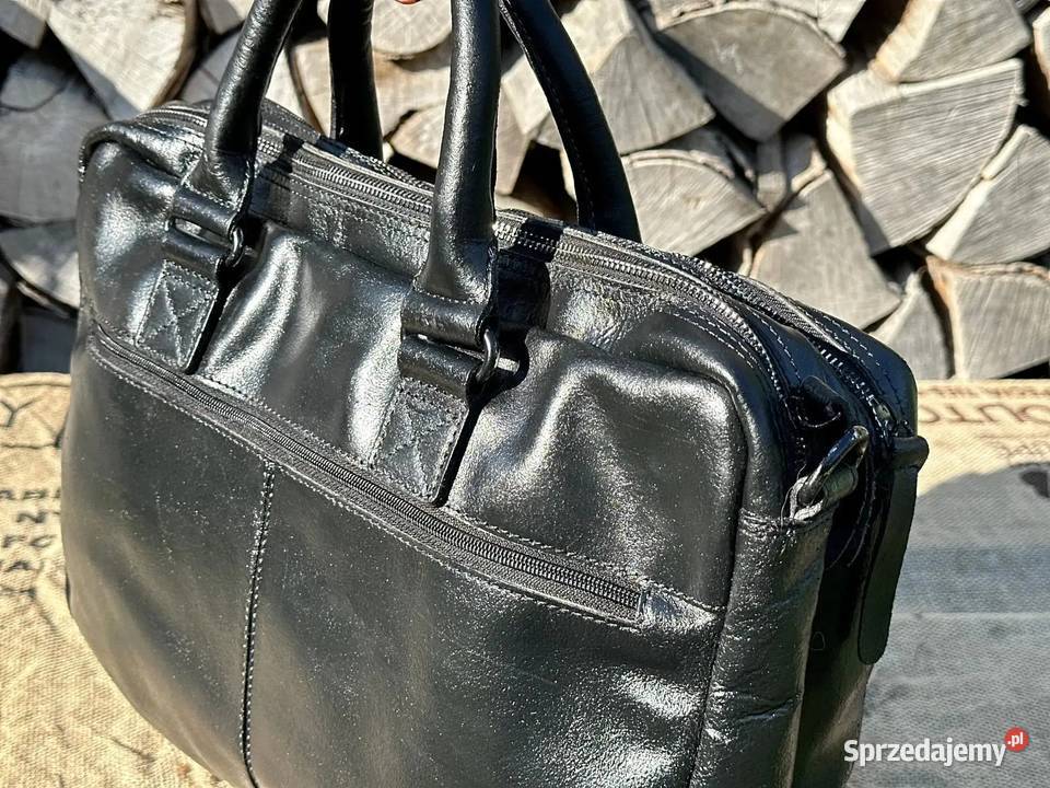 Torba na laptopa ręcznie malowana 100 skóra Torby i torebki mazowieckie
