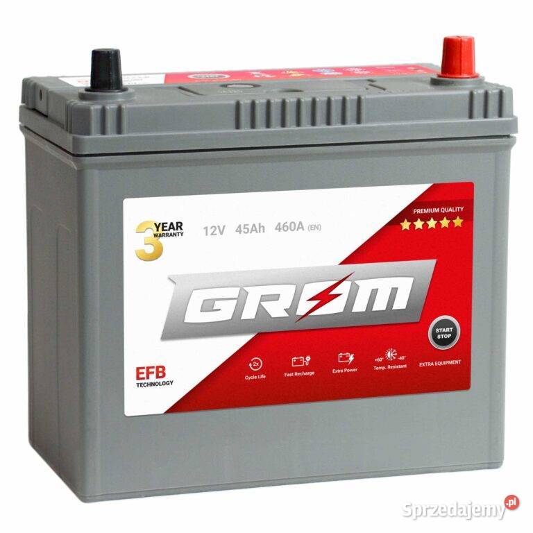 Akumulator 45Ah 460A GROM EFB STARTSTOP JAP P sprzedam