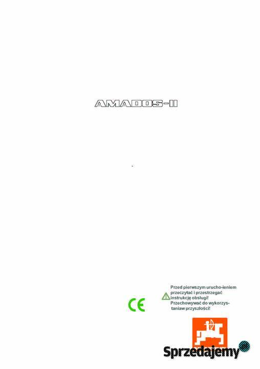 Amazone Instrukcja obsługi AD 252 302 402 AD252 wielkopolskie Szamotuły